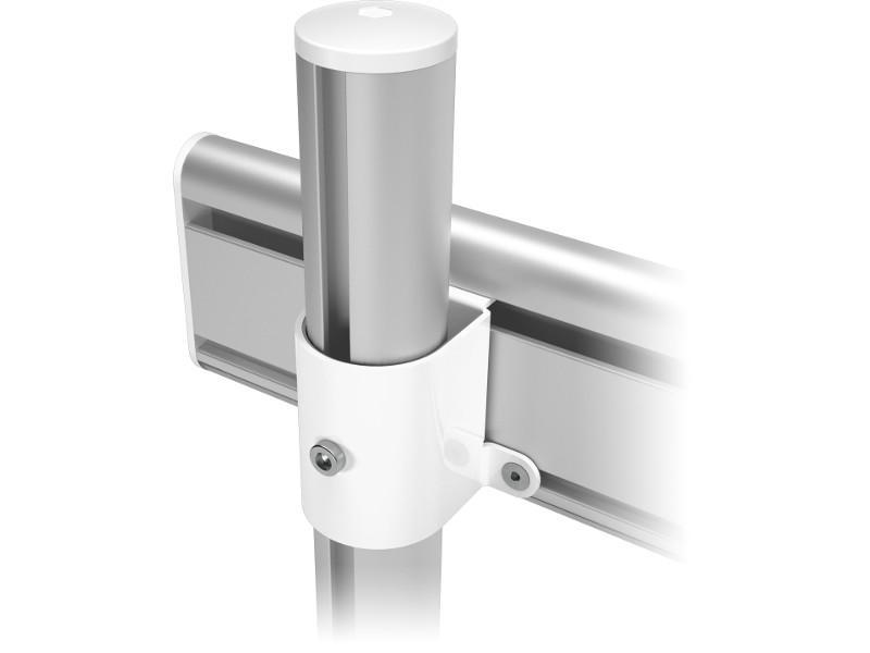 Dataflex Viewlite Schienensystem Slatwall für den Tisch 1200mm (58.702) Anbindung