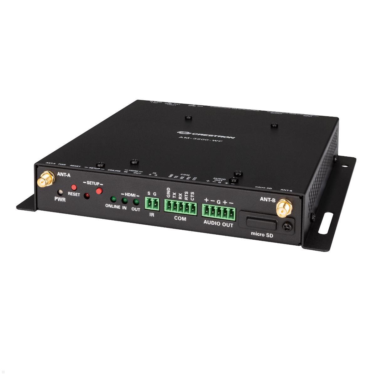 Crestron AirMedia Empfänger 3200 mit WLAN-Netzwerkverbindung (AM-3200-WF-I), Rückseite Crestron AirMedia Empfänger 3200 mit WLAN-Netzwerkverbindung (AM-3200-WF-I), Rückseite