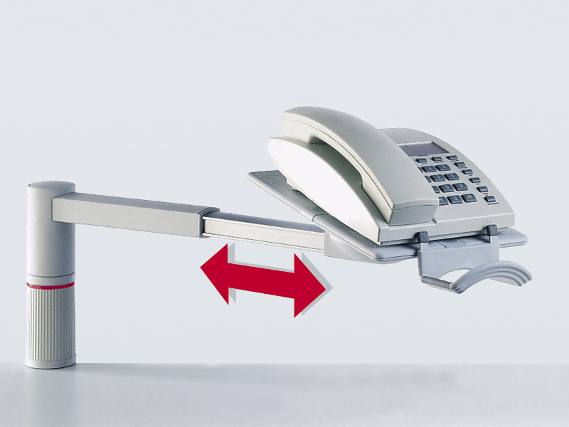 Novus ScopeMaster Telefonhalterung silber/anthrazit (714+0009+000) mit Schwenkarm Novus ScopeMaster Telefonhalterung silber/anthrazit (714+0009+000) mit Schwenkarm