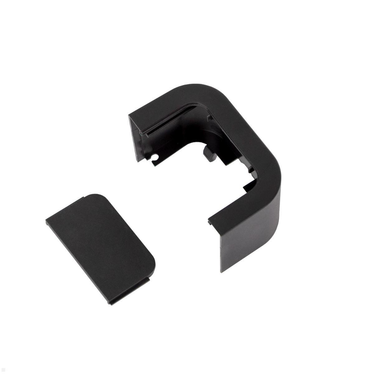 Bachmann PRIMO 2 6-fach Steckdosenleiste CEE7/3, Detailansicht Endkappen