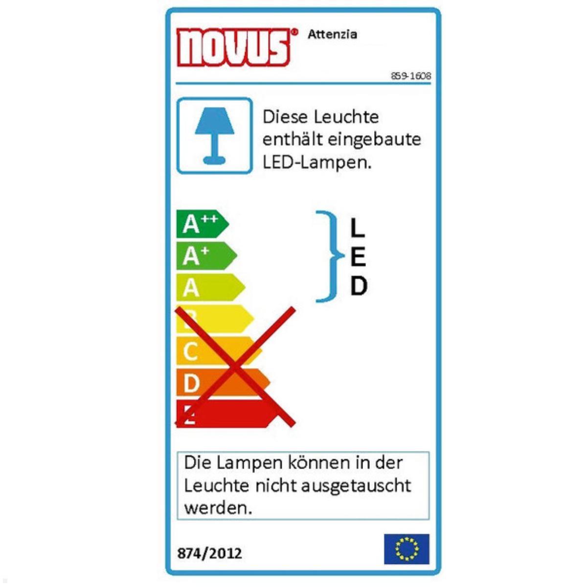 NOVUS Attenzia space active HCL BT LED Stehleuchte, weiß (740+6191+001) Energieeffizienzklasse D (Spektrum A bis G) NOVUS Attenzia space active HCL BT LED Stehleuchte, weiß (740+6191+001) Energieeffizienzklasse D (Spektrum A bis G)