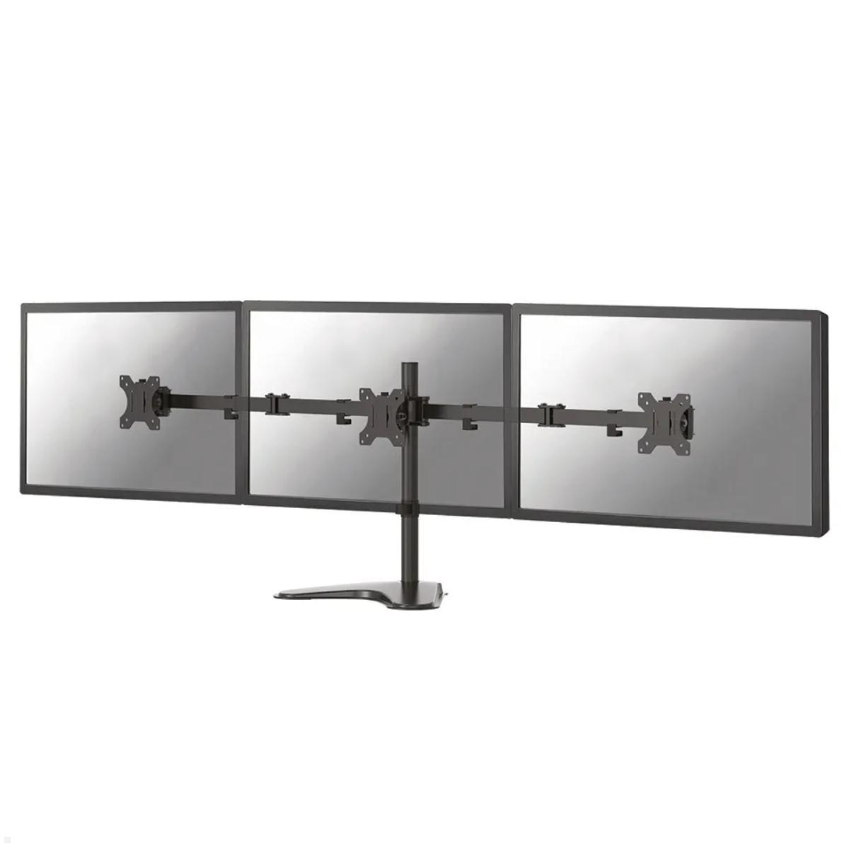 Monitorhalterung für 3 Monitore schwarz - Neomounts NM-D775DX3BLACK