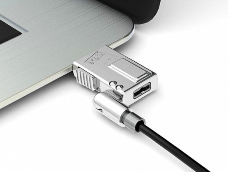 Compulocks Wedge Laptopschloss für Noble Wedge Slot Beispiel Compulocks Wedge Laptopschloss für Noble Wedge Slot Beispiel