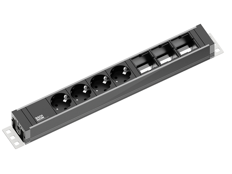 Bachmann UNIVERSAL Steckdosenleiste 4x Steckdose 3x Custom Module (922.0071) Bachmann UNIVERSAL Steckdosenleiste 4x Steckdose 3x Custom Module (922.0071)