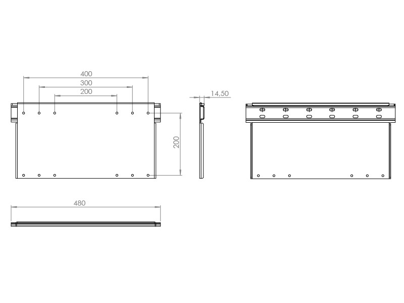 MonLines MWH002B starre TV Wandhalterung für LG OLED G6 und G7 Zeichnung MonLines MWH002B starre TV Wandhalterung für LG OLED G6 und G7 Zeichnung