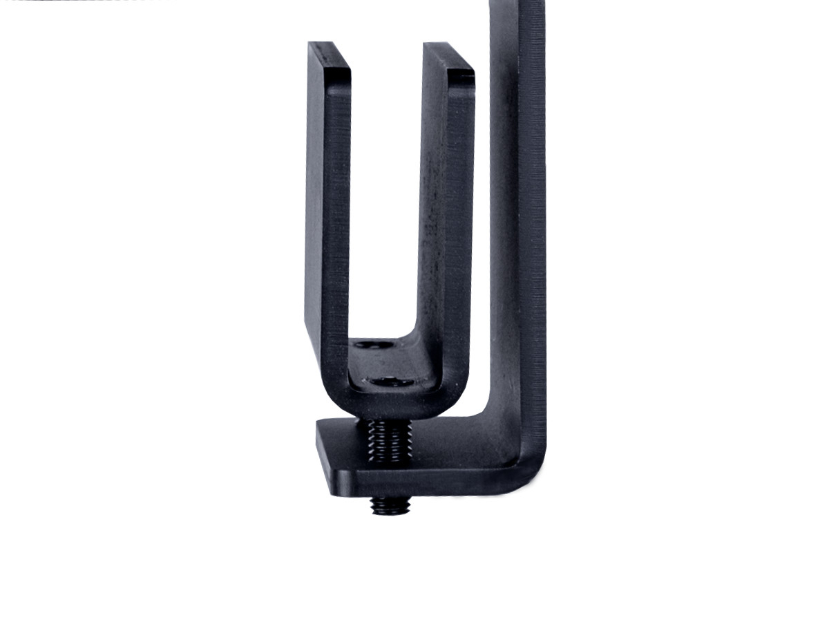 Ergotron LX Dual Tisch Monitorhalterung für USM Tisch, schwarz (46-490-225) Seitenansicht Ergotron LX Dual Tisch Monitorhalterung für USM Tisch, schwarz (46-490-225) Seitenansicht