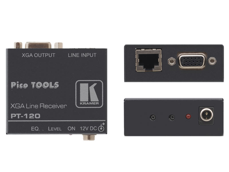 Kramer PT-120XL Twisted Pair Empfänger für Computergrafikvideo Kramer PT-120XL Twisted Pair Empfänger für Computergrafikvideo