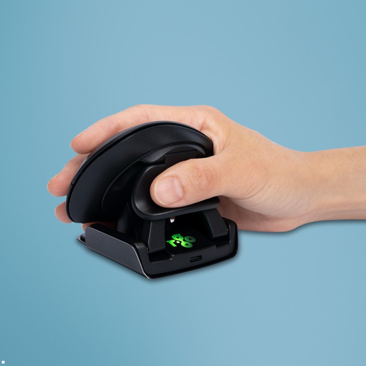 R-Go Tools Twister Beidhändige ergonomische Maus (RGOTWBMWLBL), Anwendungsbeispiel