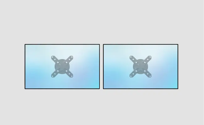 Monitorhalterung für 2 Monitore Monitorhalterung für 2 Monitore