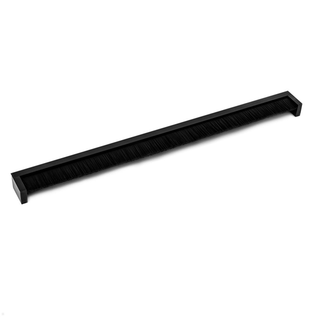 TecLines TKB005 Tisch Kabeldurchlass einseitige Bürstendichtung 400mm, schwarz TecLines TKB005 Tisch Kabeldurchlass einseitige Bürstendichtung 400mm, schwarz