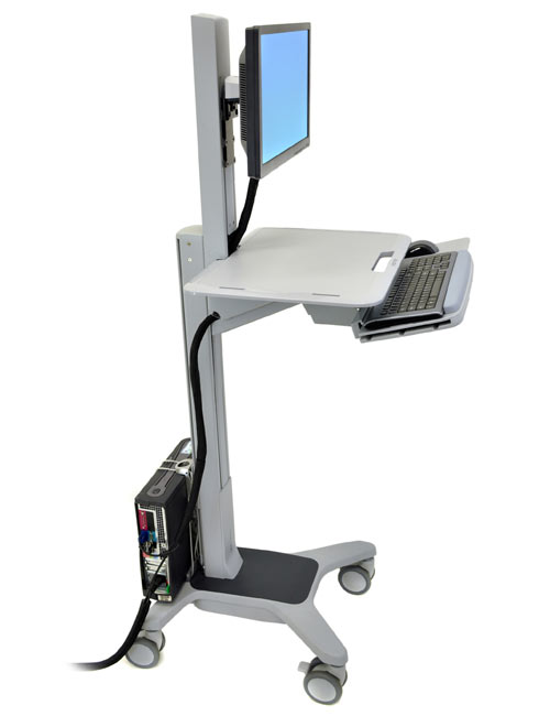 Ergotron WorkFit-C Computerwagen LD (24-198-055) höhenverstellbar