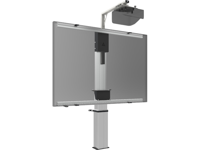 SmartMetals Bodenlift für interaktives Whiteboard & Projektor bis 101 Zoll Front mit Monitor und Projektorhalter SmartMetals Bodenlift für interaktives Whiteboard & Projektor bis 101 Zoll Front mit Monitor und Projektorhalter