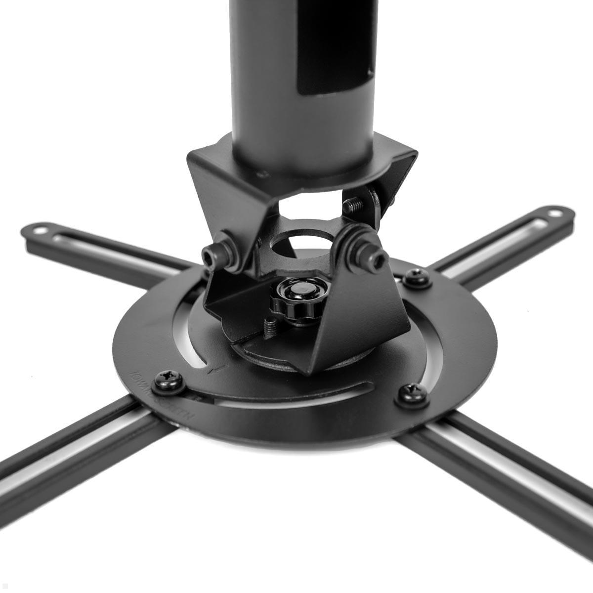 TecLines TBH002B Universal Beamer Deckenhalterung schwenkbar, schwarz pulverbeschichtet  TecLines TBH002B Universal Beamer Deckenhalterung schwenkbar, schwarz pulverbeschichtet