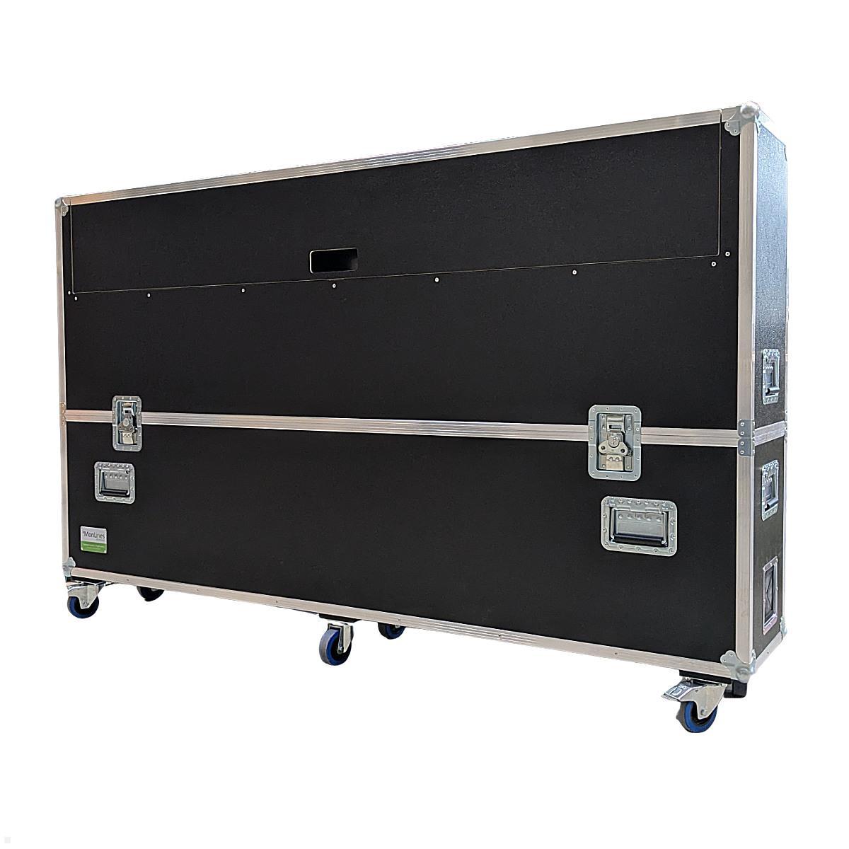 MonLines MTL086 FLYcase TV Lift im Transportcase bis 86 Zoll Ansicht von vorne