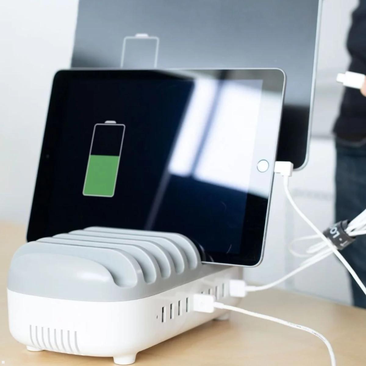 Compulocks Tablet / Smartphone Ladestation 10 Geräte (10PUSBDKS-EU), simultanes Aufladen Compulocks Tablet / Smartphone Ladestation 10 Geräte (10PUSBDKS-EU), simultanes Aufladen