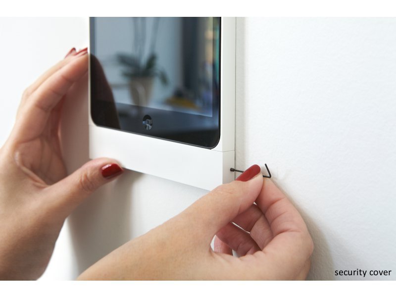 basalte eve iPad Pro Wandhalter diebstahlsicher schwarz rund Inbusschlüssel