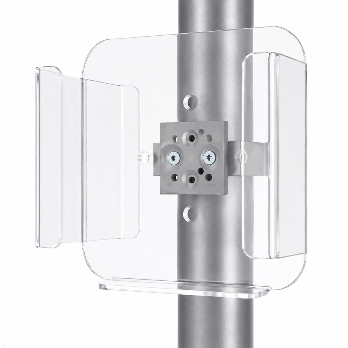 MonLines PCH009 MAC mini Halterung, für Mac Mini bis 2009, beispiel an Säule