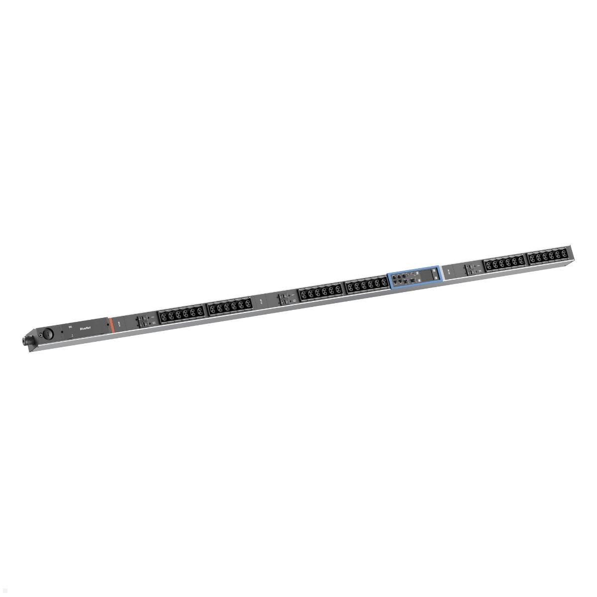 Bachmann BN PRO S Switched RCM - 32A Rack PDU mit 36xCombo 6xMCB, 3,0m CEE 32A/5p (BM0024787), Rack PDU RCM 32A