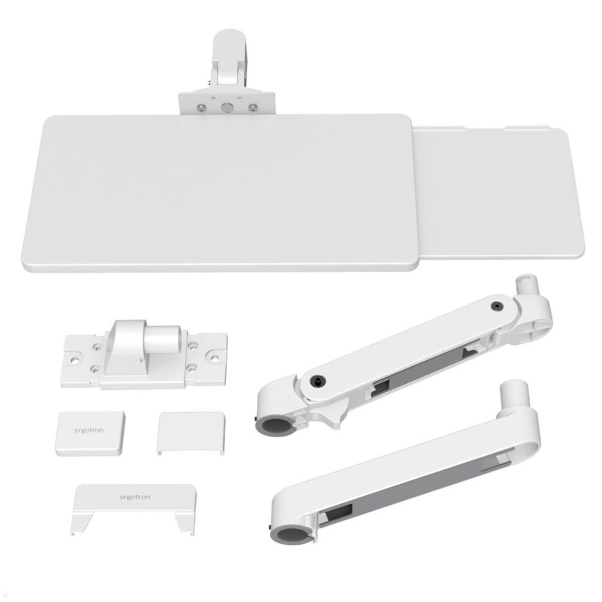 Ergotron LX Pro Monitor Tischhalterung mit Tastaturhalter, modulares Arbeitsplatzsystem