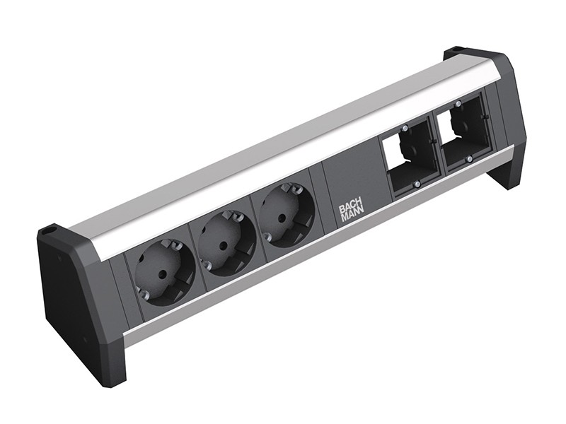 Bachmann DESK 1 2x Custom Modul 3x Steckdose 902.001 Bachmann DESK 1 2x Custom Modul 3x Steckdose 902.001