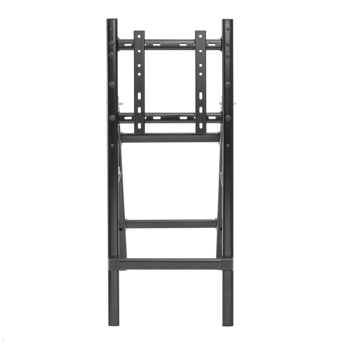 MonLines MBS021 Digital Signage Stand – Mobiler Kundenstopper für Displays bis 55 Zoll, front