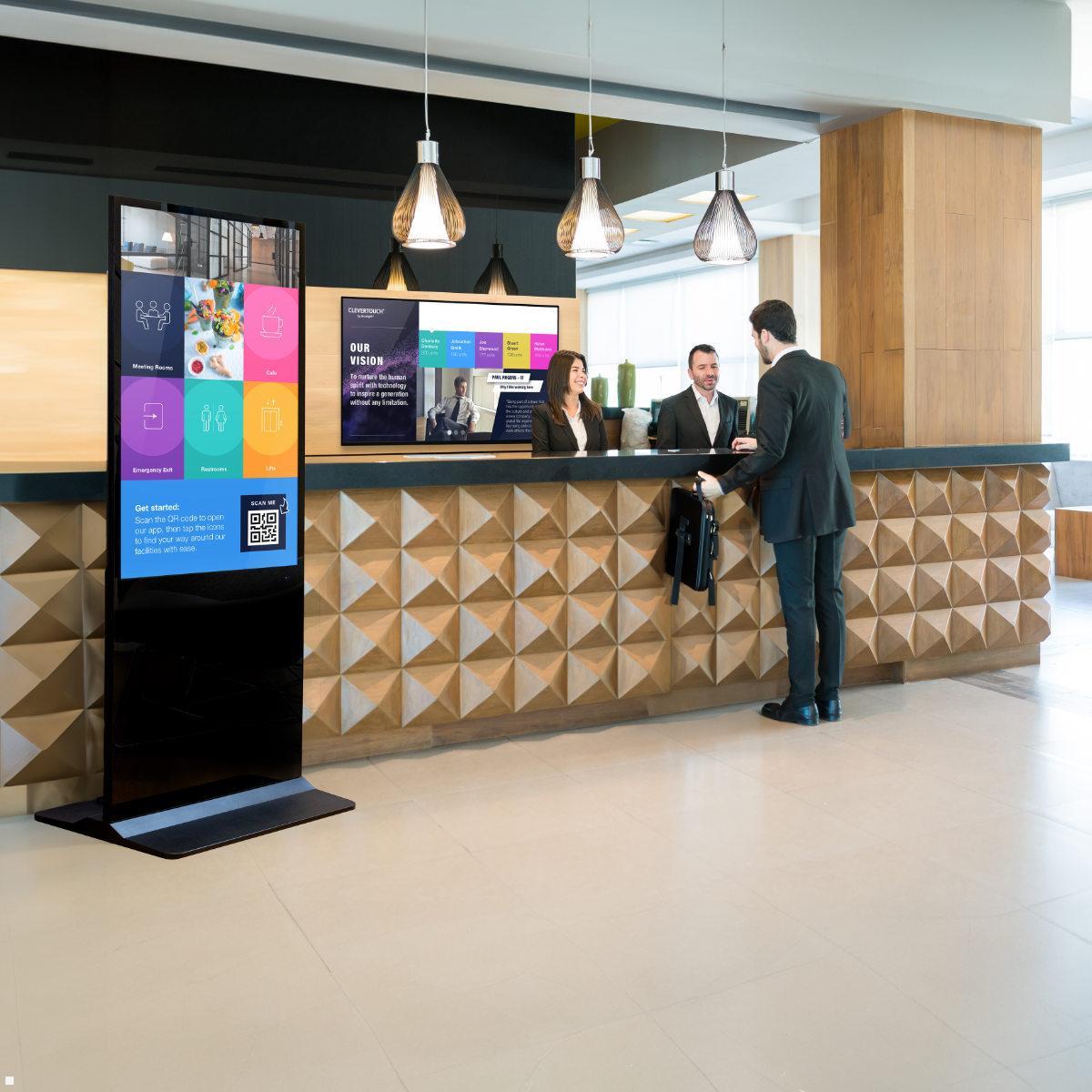 Clevertouch CL Totem Commercial Display 55'' (12955CMTOTEM), Anwendungsbeispiel