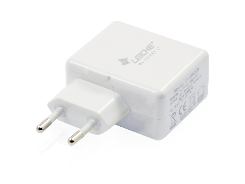 LEICKE Dual USB-Ladegerät für Smartphones, Tablet etc. LEICKE Dual USB-Ladegerät für Smartphones, Tablet etc.