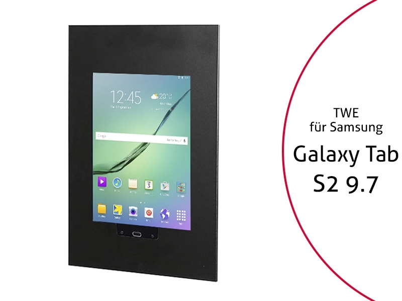 TabLines TWE017B Tablet Wandeinbau für Samsung Tab S2 9.7 HB, schwarz TabLines TWE017B Tablet Wandeinbau für Samsung Tab S2 9.7 HB, schwarz