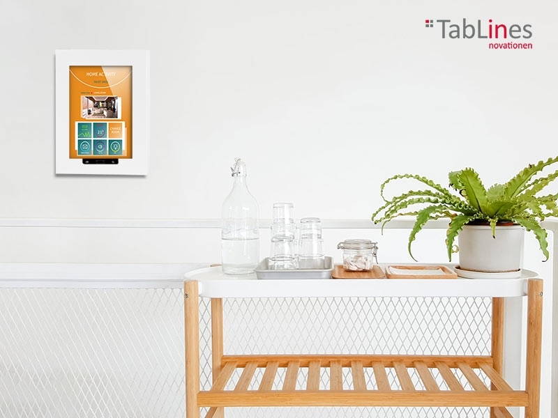 TabLines TSG028W Tablet Schutzgehäuse für Samsung Tab E 9.6 HB, weiß SmartHome