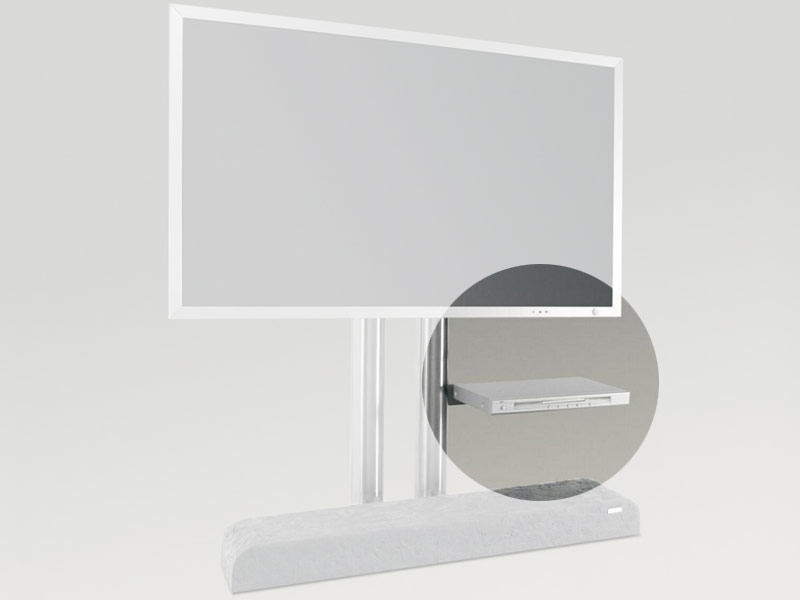 Wissmann Zubehör twin art AV-114-S Ablage für TV Standfuß Wissmann Zubehör twin art AV-114-S Ablage für TV Standfuß