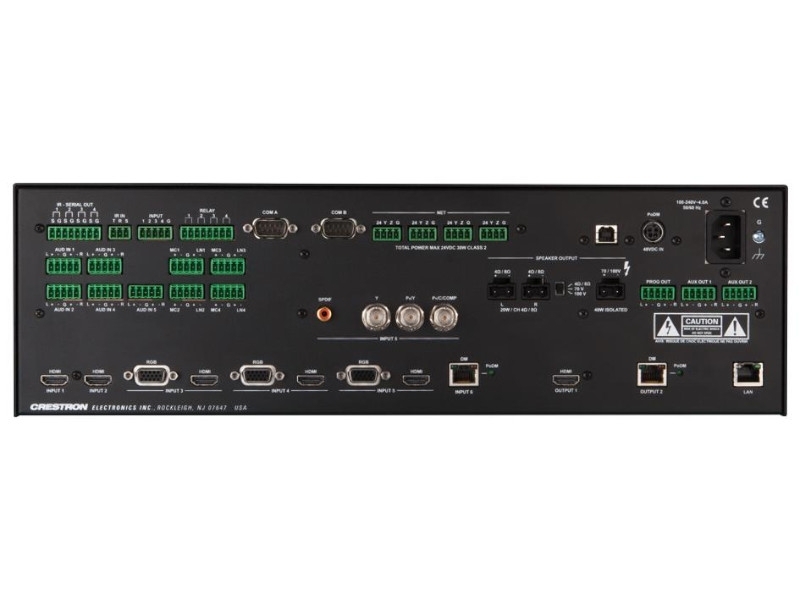 Crestron DigitalMedia Präsentationssystem 200-C Serie-3 Rückseite