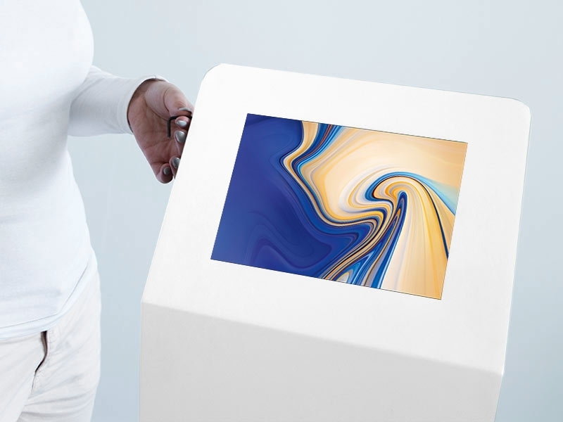 TabLines TBS068 Design Tabletständer quer mit Akku, Samsung Tab S4 10.5 Front TabLines TBS068 Design Tabletständer quer mit Akku, Samsung Tab S4 10.5 Front