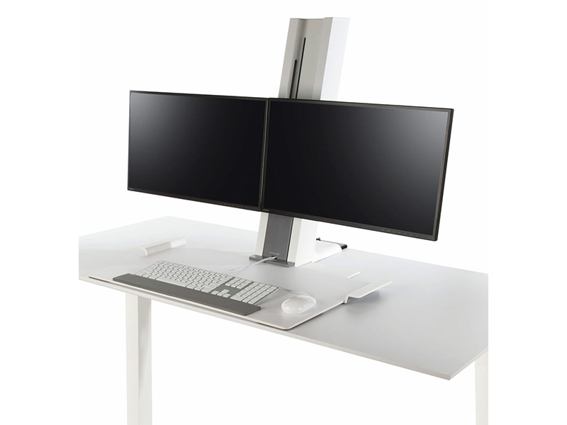 Humanscale QuickStand QSBC30 Monitorständer für 2 Monitore, schwarz  