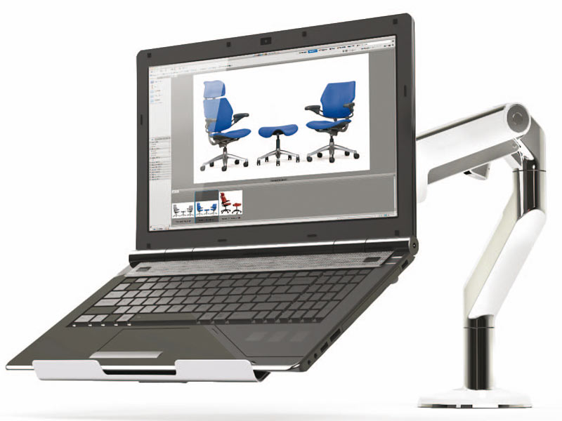 Humanscale Zubehör M2/M8 Laptop Halter (M2NHS) Notebookhalter