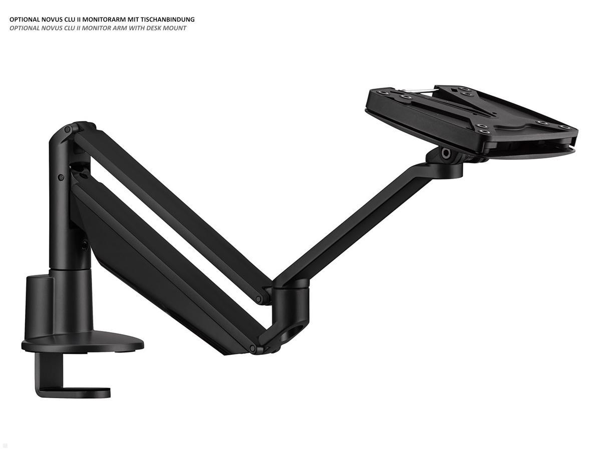 Novus Clu II Monitorarm ohne Befestigung, schwarz (990+2008+000) horizontale Bildschirmposition Novus Clu II Monitorarm ohne Befestigung, schwarz (990+2008+000) horizontale Bildschirmposition