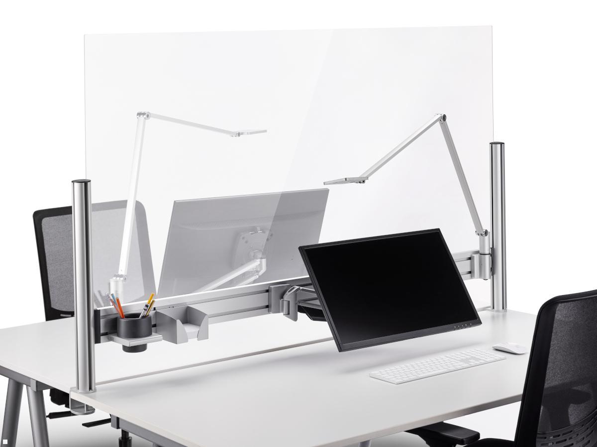 Novus TSS Protect Trennwand Schreibtisch Arbeitsbereich Novus TSS Protect Trennwand Schreibtisch Arbeitsbereich