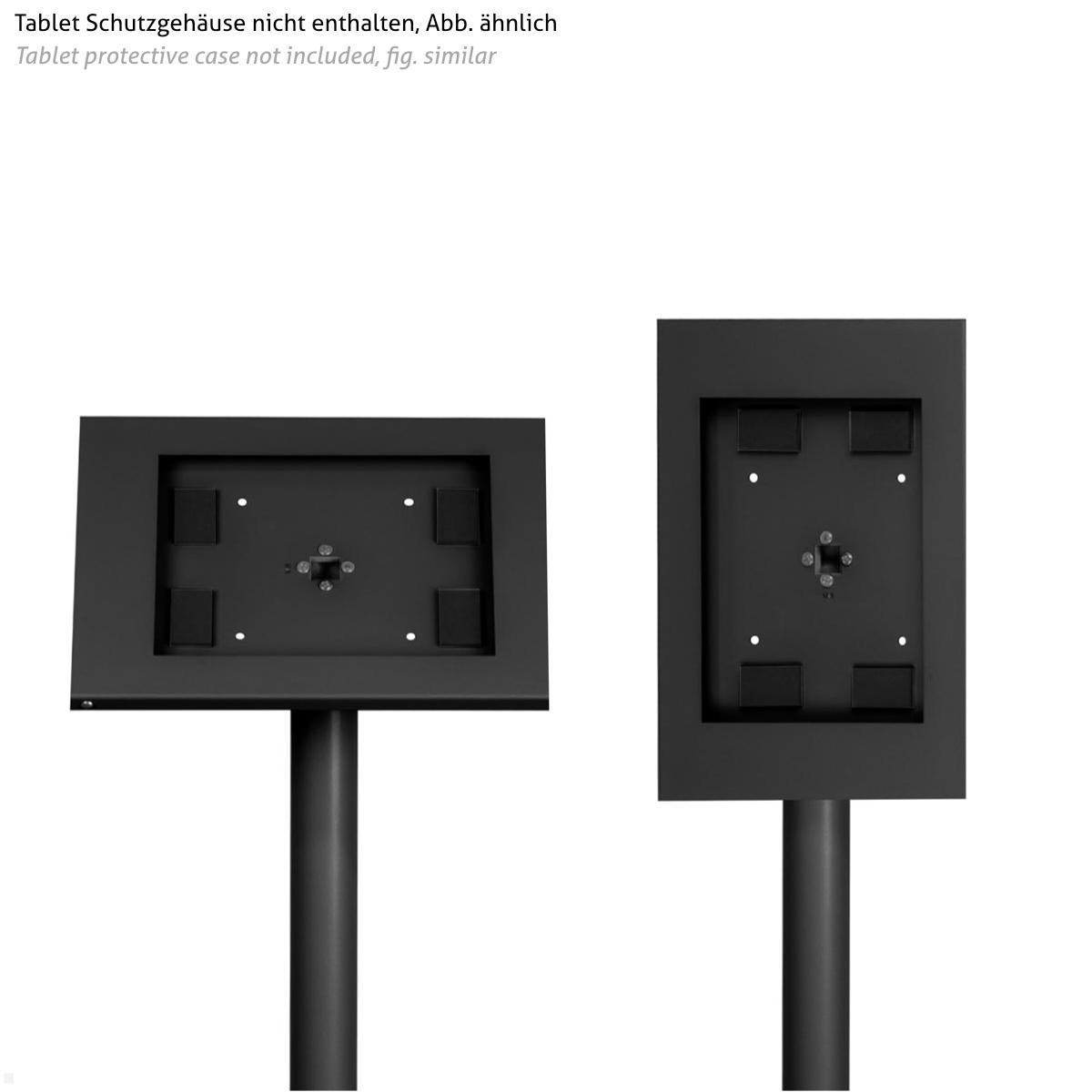 TabLines TBS003S Tablet Boden Standfuß, silber, Hochformat / Querformat TabLines TBS003S Tablet Boden Standfuß, silber, Hochformat / Querformat