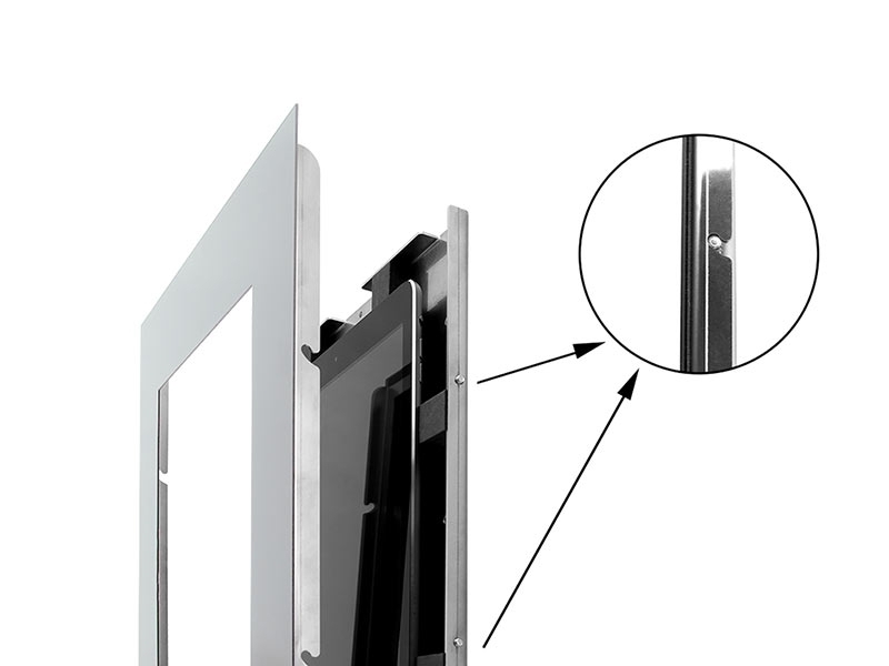 TabLines TWE069S Tablet Wandeinbau für Apple iPad Pro 11, silber Einfache Montage TabLines TWE069S Tablet Wandeinbau für Apple iPad Pro 11, silber Einfache Montage