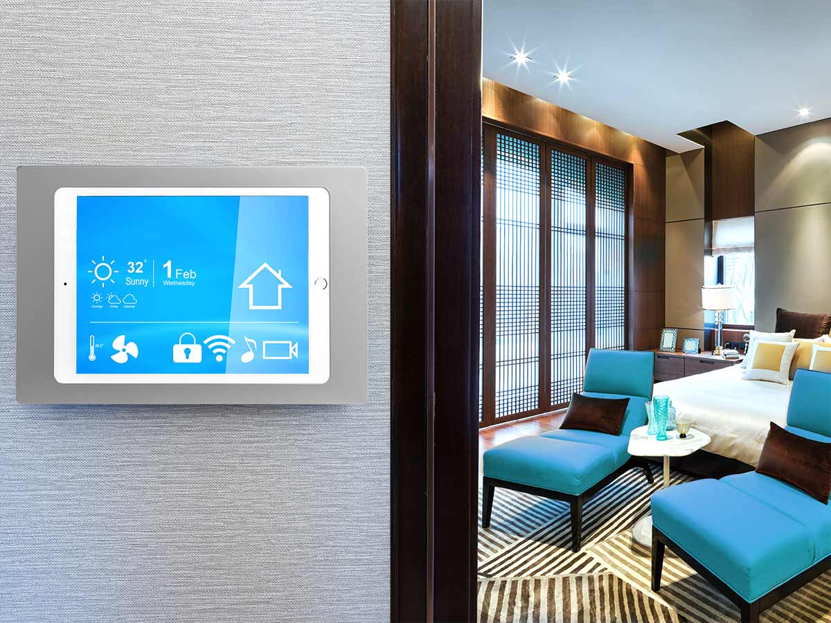 TabLines TWH022S Tablet Wandhalterung für Apple iPad Pro 11.0 Zoll, silber Anwendungsbeispiel TabLines TWH022S Tablet Wandhalterung für Apple iPad Pro 11.0 Zoll, silber Anwendungsbeispiel