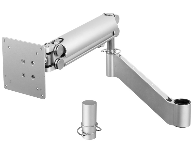 R-Go Caparo 3 Pro Zubehör Monitorarm 0-18 kg RGOVLCA3PEA, silber