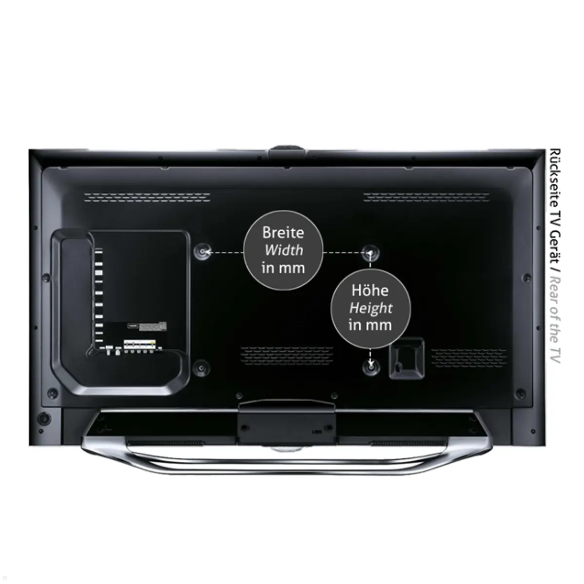 VESA Standard / Monitor Rückseite  VESA Standard / Monitor Rückseite