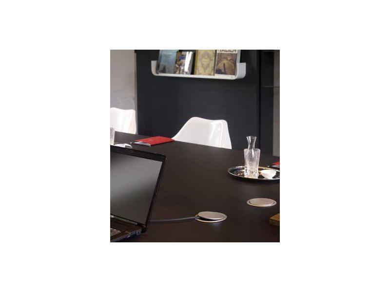 EVOline Port Steckdose 3-fach mit 2x USB Charger, schwarz EVOline Port Steckdose 3-fach mit 2x USB Charger, schwarz