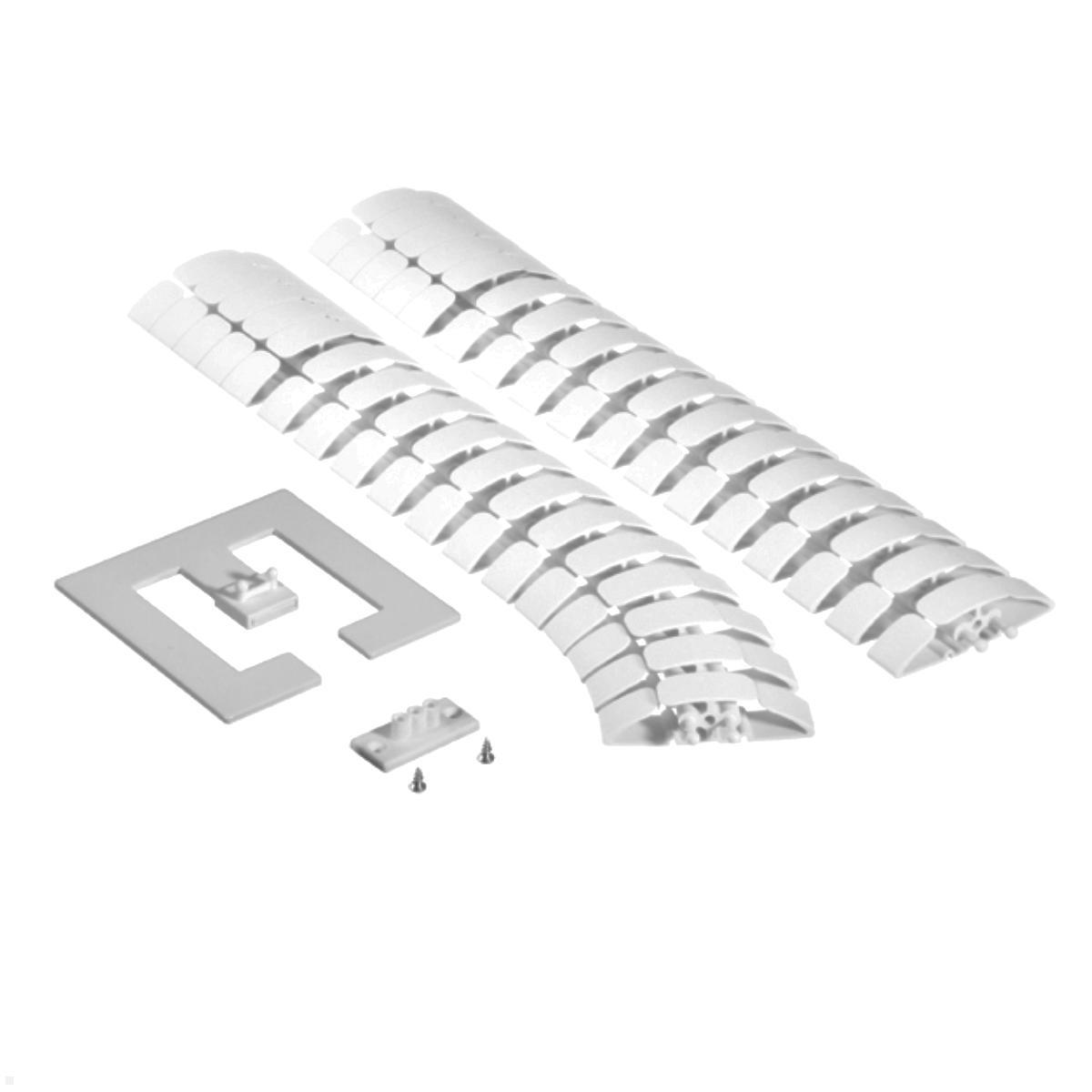 Kabelschlange für den Schreibtisch, TecLines, 75 cm, weiß Kabelschlange für den Schreibtisch, TecLines, 75 cm, weiß