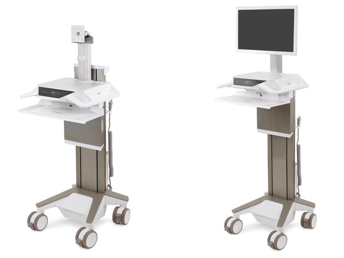 Ergotron CareFit Pro Visitenwagen elektrisch höhenverstellbar (C52-2201-2) mit / ohne Monitor Ergotron CareFit Pro Visitenwagen elektrisch höhenverstellbar (C52-2201-2) mit / ohne Monitor