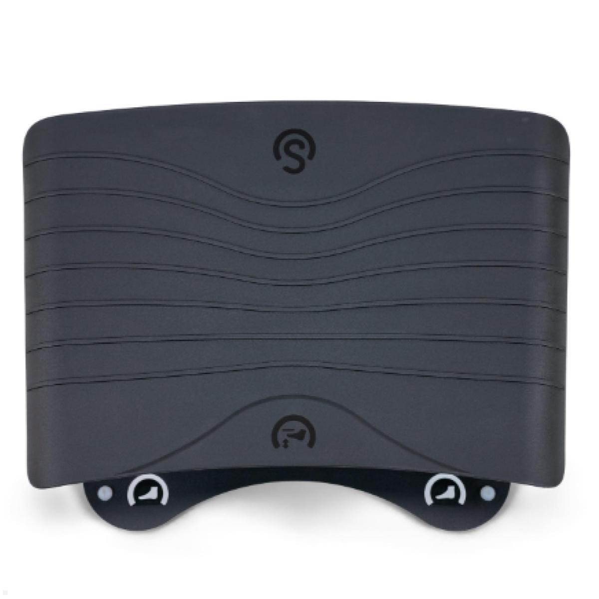 BakkerElkhuizen Atlantic Footrest ergonomische Fußstütze, höhenverstellbar (BNEFRA), Draufsicht