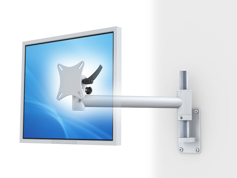 MonLines TFT-Star Monitor Wandhalterung variabel grau Wandmontage