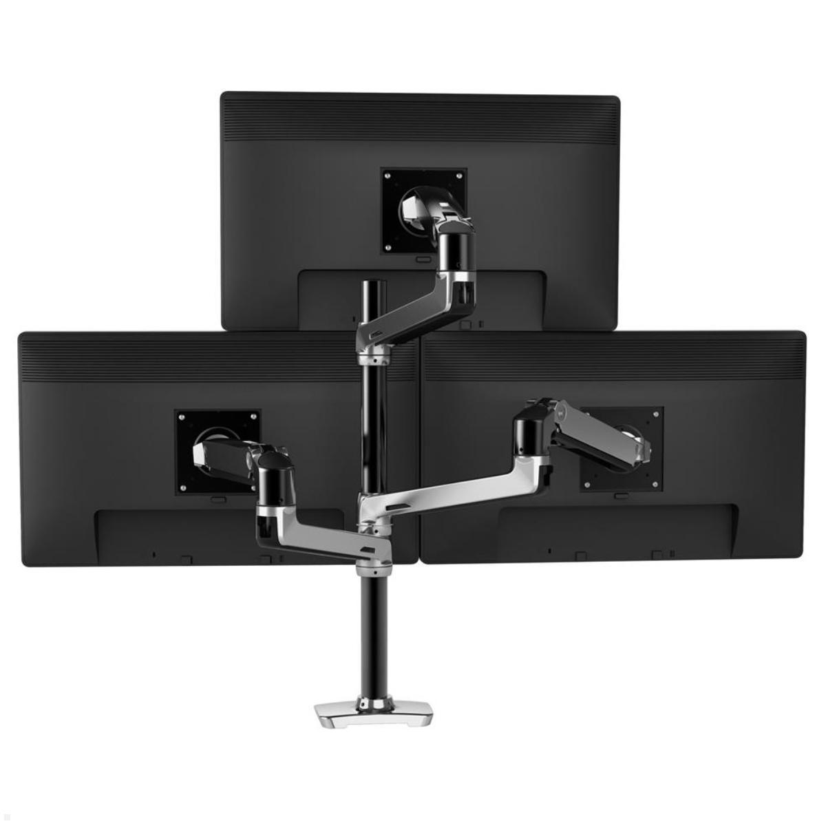 Ergotron LX Monitorhalterung für 3 Monitore 40 Zoll, silber (45-549-0263)