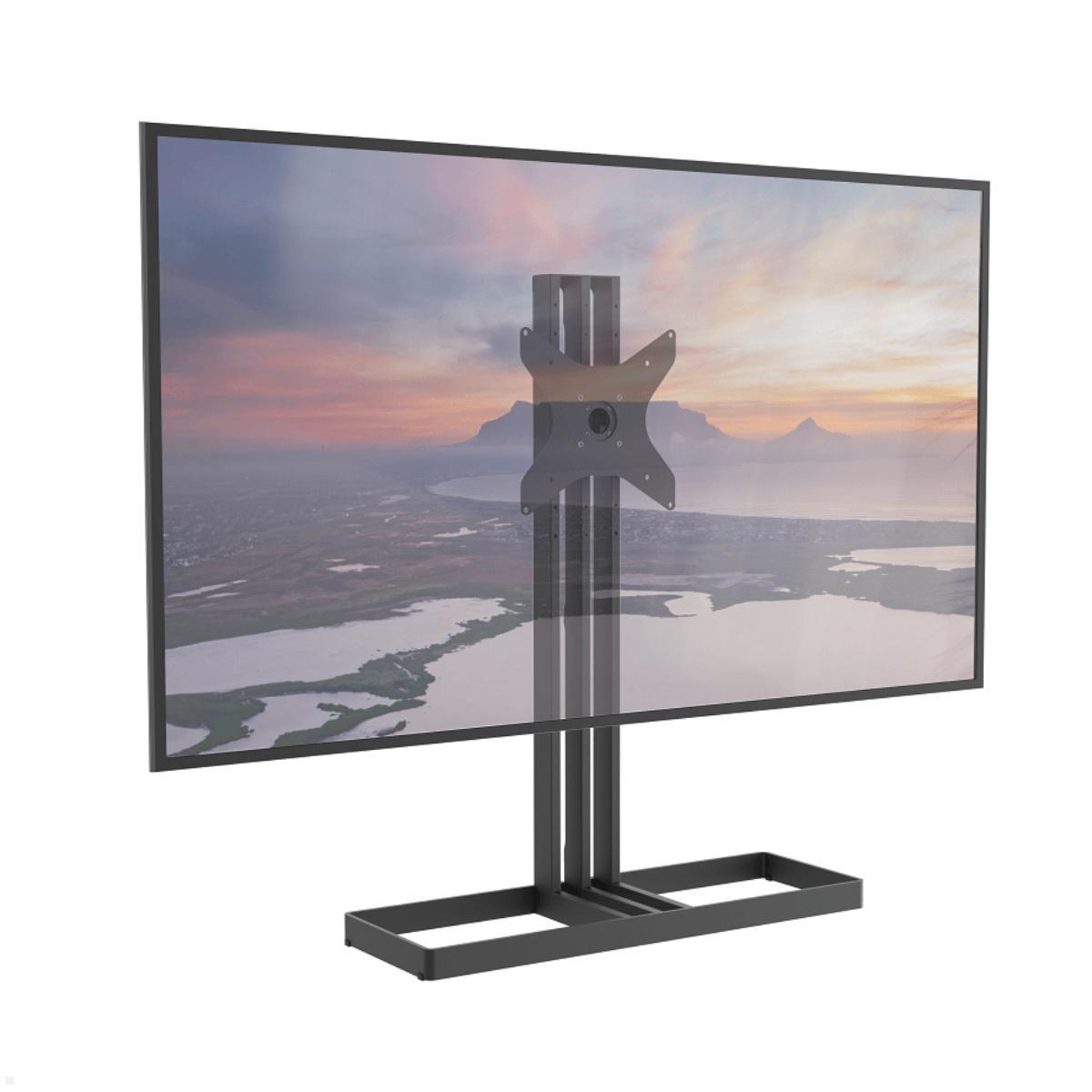 Cavus EDGE100B33 TV Bodenständer 1000 mm Säule VESA 300x300, schwarz mit Heavy Duty TV Cavus EDGE100B33 TV Bodenständer 1000 mm Säule VESA 300x300, schwarz mit Heavy Duty TV