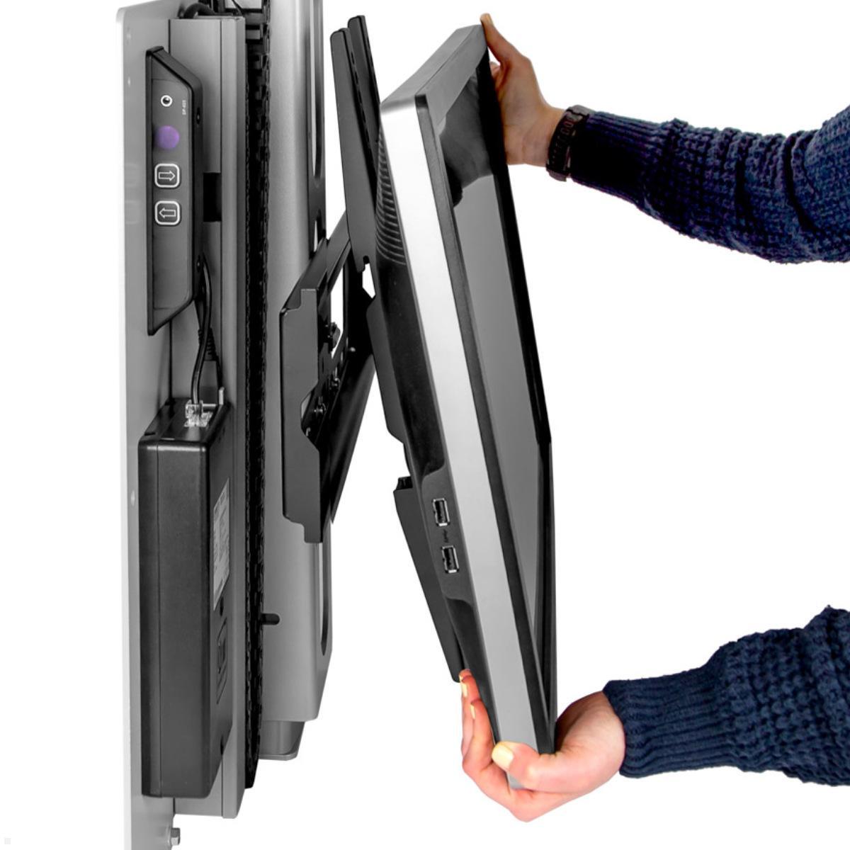 MonLines MLS675B TV Lift Standfuß elektrisch, 675mm, schwarz einfache Montage