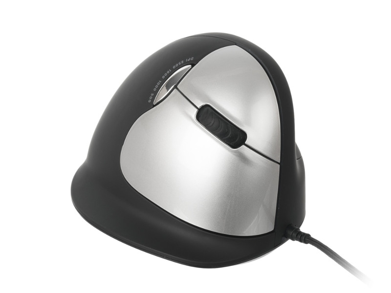R-Go Tools RGOHELA Mouse ergonomische Maus L Rechtshändler drahtgebunden